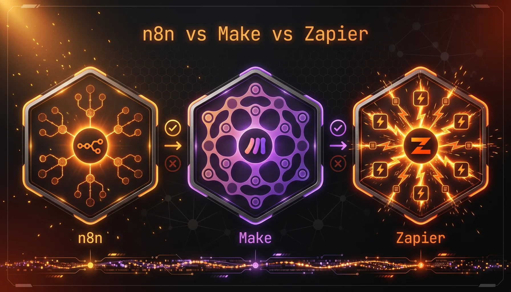 n8n vs Make vs Zapier: Какой Автоматизатор Выбрать в 2026